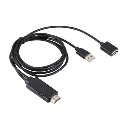 USB 2.0 Male + USB 2.0 Female to HDMI Cable