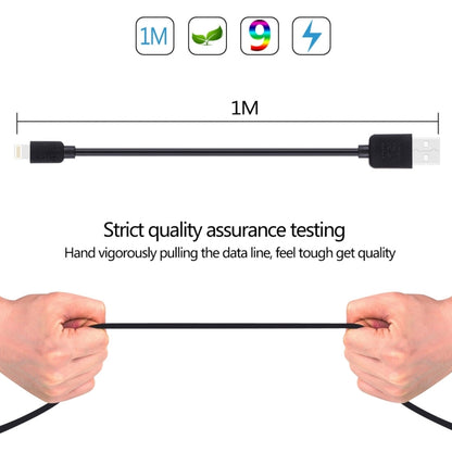 HAWEEL 1m High Speed 35 Cores 8 Pin to USB Sync Charging Cable for iPhone, iPad
