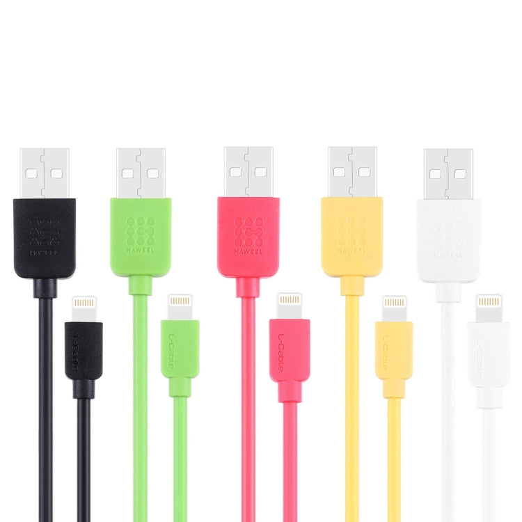 HAWEEL 1m High Speed 35 Cores 8 Pin to USB Sync Charging Cable for iPhone, iPad