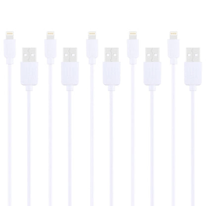 5 PCS HAWEEL 1m High Speed 8 pin to USB Sync and Charging Cable Kit for iPhone, iPad
