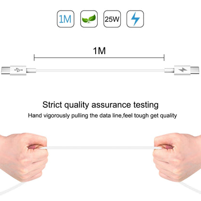 HAWEEL 25W 3A Type-C / USB-C to Type-C / USB-C PD Fast Charging Data Cable, Length: 1m