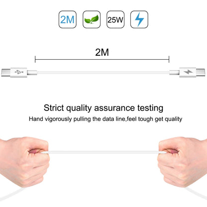 HAWEEL 25W 3A Type-C / USB-C to Type-C / USB-C PD Fast Charging Data Cable, Length: 2m