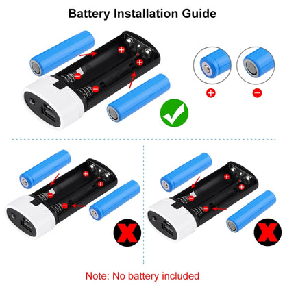 HAWEEL DIY 2x 18650 Battery (Not Included) 5600mAh Power Bank Shell Box with USB Output & Indicat...