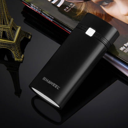 HAWEEL DIY 2x 18650 Battery (Not Included) 5600mAh Power Bank Shell Box with USB Output & Indicat...