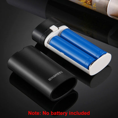 HAWEEL DIY 2x 18650 Battery (Not Included) 5600mAh Power Bank Shell Box with USB Output & Indicat...