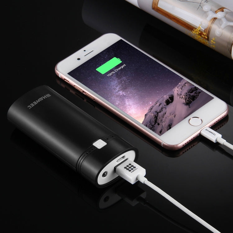 HAWEEL DIY 2x 18650 Battery (Not Included) 5600mAh Power Bank Shell Box with USB Output & Indicat...