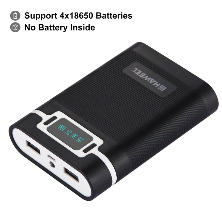 HAWEEL DIY 4 x 18650 Battery (Not Included) Shell Box