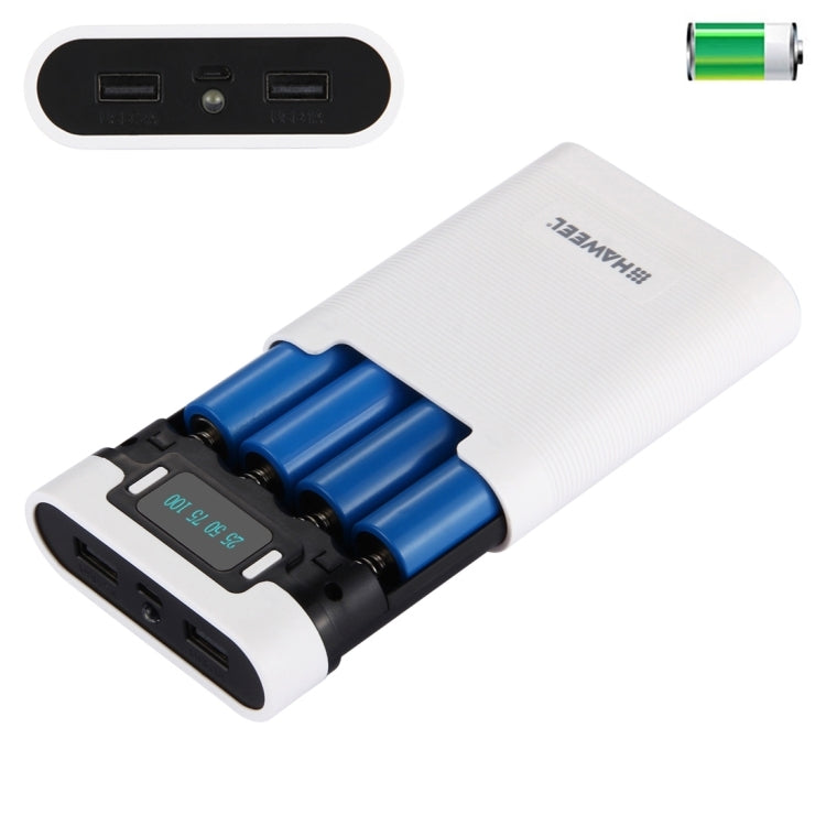 HAWEEL DIY 4 x 18650 Battery (Not Included) Shell Box