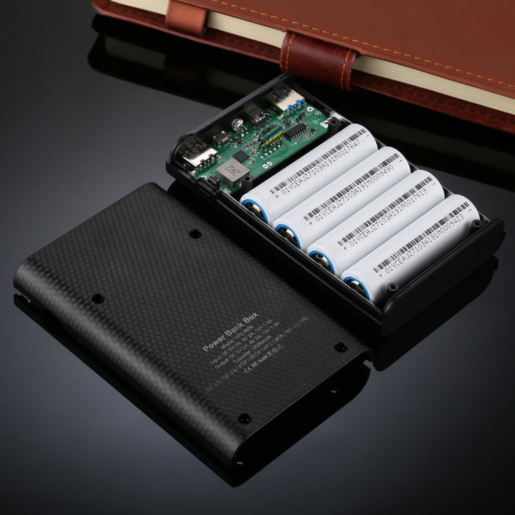 HAWEEL DIY 4x 18650 Battery Dual-way QC Charger
