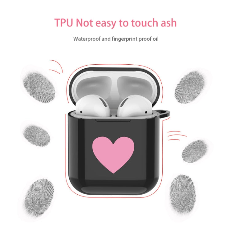 Heart Pattern Apple Wireless Earphones Charging Box Dust-proof Shockproof Outdoor Protective Case...
