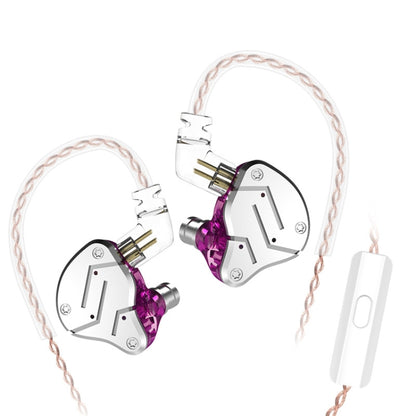 KZ ZSN Quad-core Wired Control Earphone with Microphone