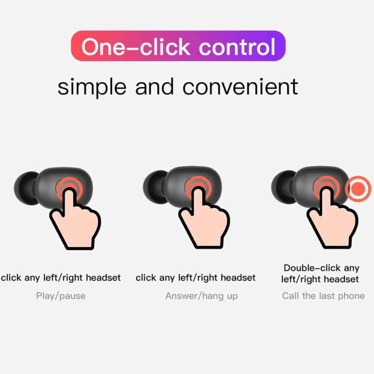 Bluedio TWS T-elf Bluetooth Version 5.0 In-Ear Bluetooth Headset with Headphone Charging Cabin���...