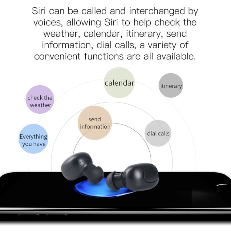Bluedio TWS T-elf Bluetooth Version 5.0 In-Ear Bluetooth Headset with Headphone Charging Cabin���...