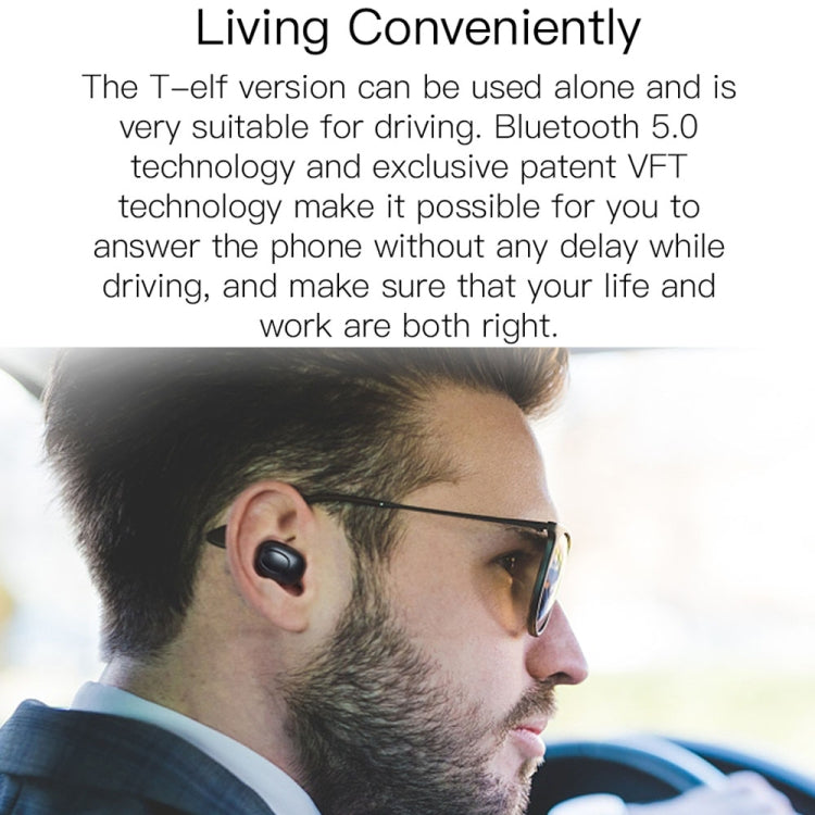 Bluedio TWS T-elf Bluetooth Version 5.0 In-Ear Bluetooth Headset with Headphone Charging Cabin���...