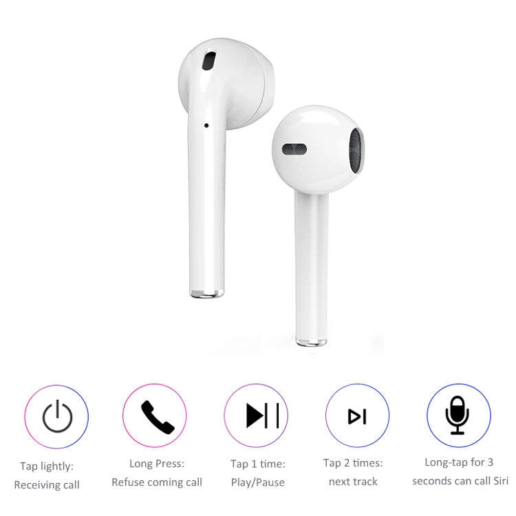 i9 Touch Wireless TWS Sport Bilateral Stereo Bluetooth 5.0 Headset with Charging Box, Touch Versi...