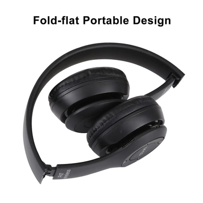 P47 Foldable Wireless Bluetooth Headphone with 3.5mm Audio Jack, Support MP3 / Call, P47 Black���...