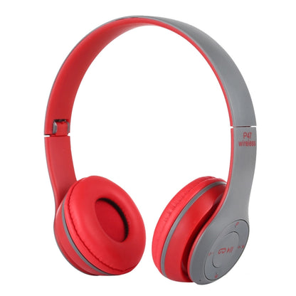 P47 Foldable Wireless Bluetooth Headphone with 3.5mm Audio Jack, Support MP3 / Call, P47 Black���...