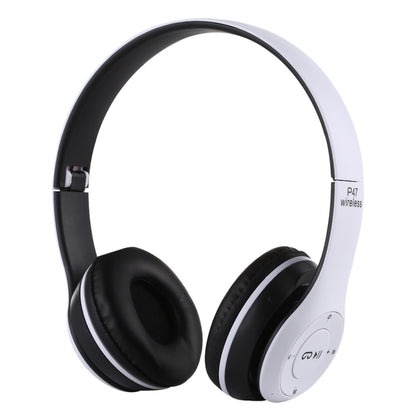 P47 Foldable Wireless Bluetooth Headphone with 3.5mm Audio Jack, Support MP3 / Call, P47 Black���...