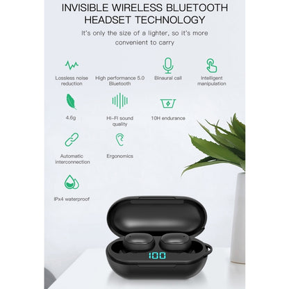 H6 TWS Digital Display Bluetooth Earphone