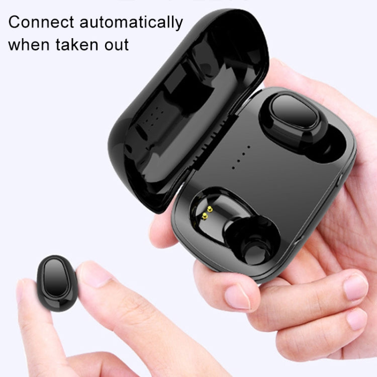 L-21 9D Sound Effects Bluetooth 5.0 Touch Wireless Bluetooth Earphone with Charging Box, Support ...