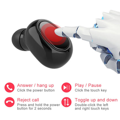 L-21 9D Sound Effects Bluetooth 5.0 Touch Wireless Bluetooth Earphone with Charging Box, Support ...