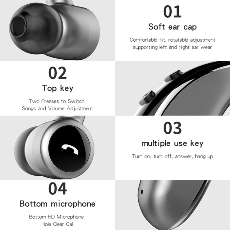 V7 Bluetooth 5.0 Business Style Bluetooth Earphone