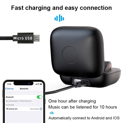 Q83 Wireless Ear-mounted Sports Bluetooth Earphone with Charging Box, Supports Three-screen LED P...
