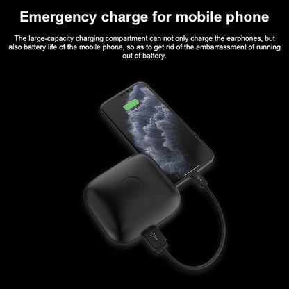 Q83 Wireless Ear-mounted Sports Bluetooth Earphone with Charging Box, Supports Three-screen LED P...