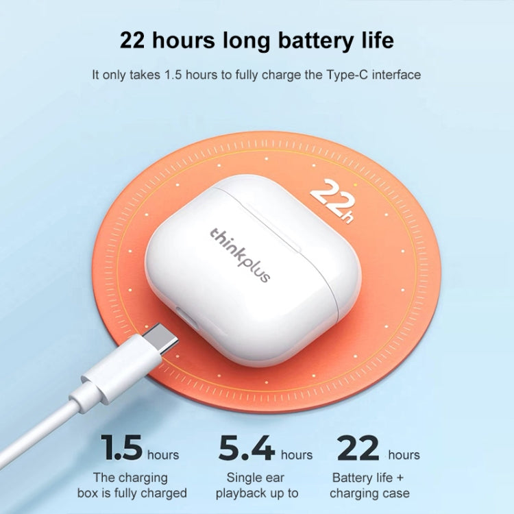 Original Lenovo LivePods LP40 TWS IPX4 Waterproof Bluetooth Earphone with Charging Box, Support T...