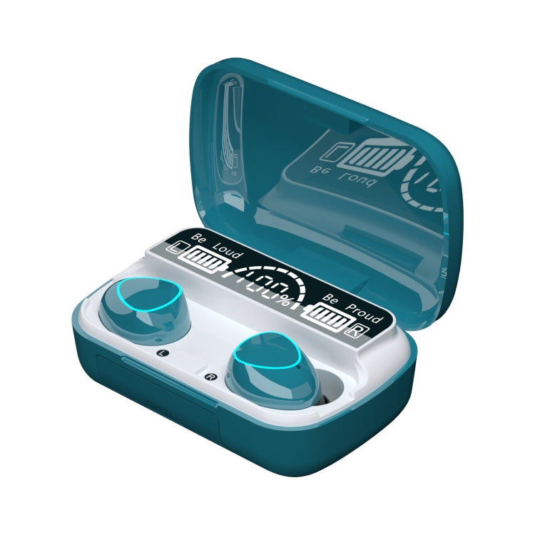 M10 Bluetooth 5.1 TWS Digital Display Wireless Bluetooth Earphone with Charging Box, Support Touc...