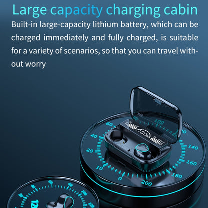 M10 Bluetooth 5.1 TWS Digital Display Wireless Bluetooth Earphone with Charging Box, Support Touc...