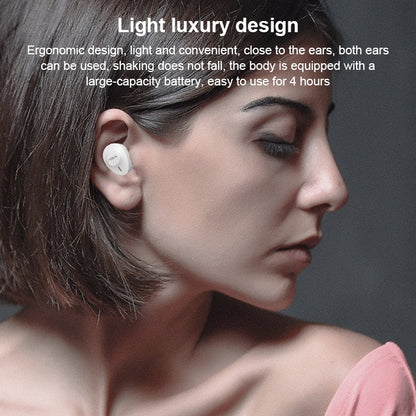 AIN MK-X18S USB Car Single Wireless Bluetooth Earphone with Charging Box, Support HD Call & Siri ...