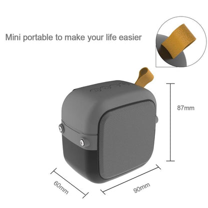 HB-200 Bluetooth 4.2 Portable Mini Wireless Bluetooth Speaker, HB-200 (Red)