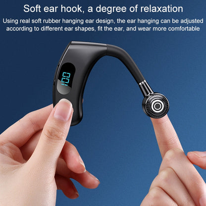 V12 Smart LED Digital Display Wireless Bluetooth Earphone