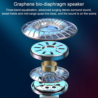 V12 Smart LED Digital Display Wireless Bluetooth Earphone