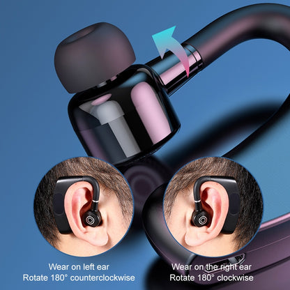 V12 Smart LED Digital Display Wireless Bluetooth Earphone