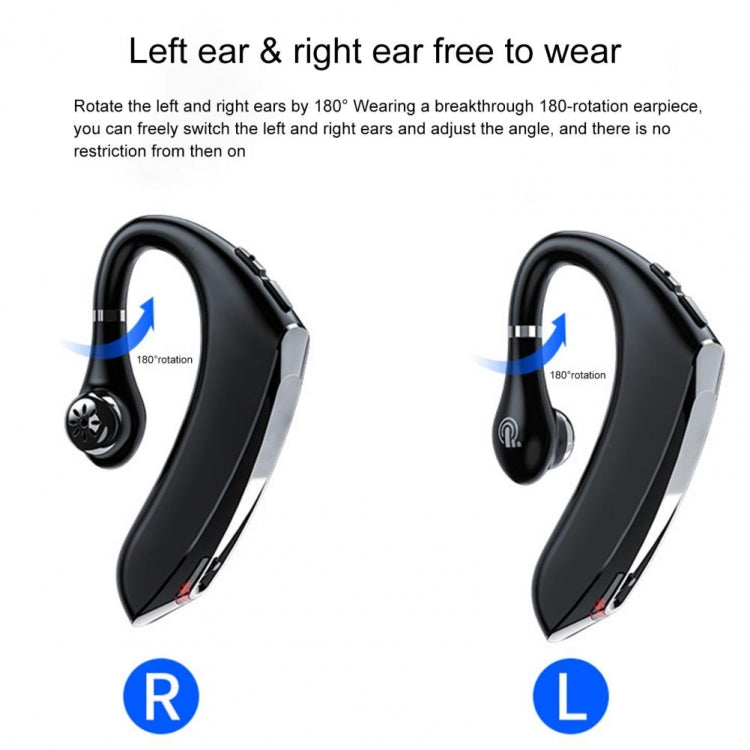 DS800 Bluetooth 5.0 Universal Hanging Ear Style Business Sports Wireless Bluetooth Earphone, Upgr...