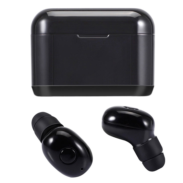 DT-4 IPX Waterproof Bluetooth 5.0 Wireless Bluetooth Earphone with 350mAh Magnetic Charging Box, ...