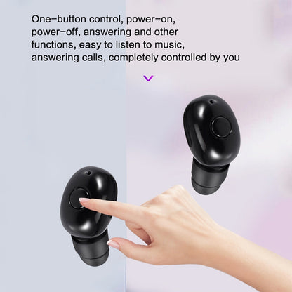DT-4 IPX Waterproof Bluetooth 5.0 Wireless Bluetooth Earphone with 350mAh Magnetic Charging Box, ...