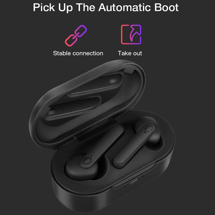 DT-5 IPX Waterproof Bluetooth 5.0 Wireless Bluetooth Earphone with Magnetic Charging Box, Support...