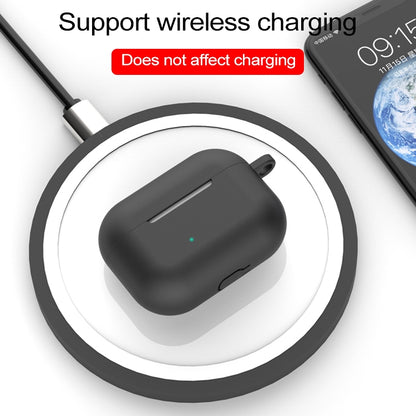 For AirPods Pro 5 in 1 Silicone Earphone Protective Case + Earphone Bag + Earphones Buckle + Hook...