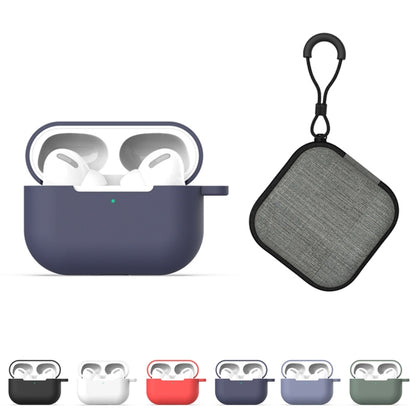 For AirPods Pro 5 in 1 Silicone Earphone Protective Case + Earphone Bag + Earphones Buckle + Hook...