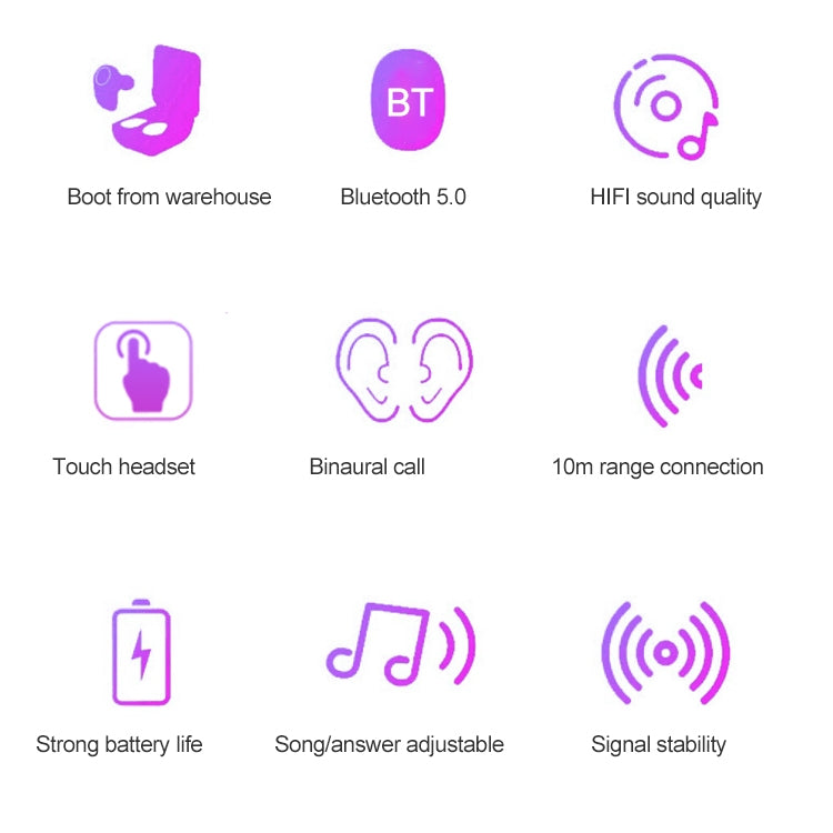 Dt-18 Wireless Two Ear Bluetooth Headset