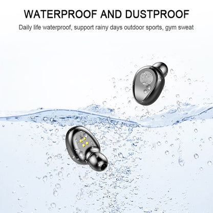 F9 TWS V5.0 Touch Control Binaural Wireless Bluetooth Headset with Charging Case and Digital Disp...