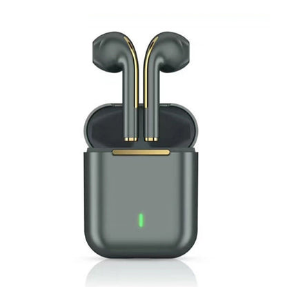 J18 Bluetooth 5.0 TWS Wireless Binaural Bluetooth Earphone with Charging Box, J18 (Green)��������...