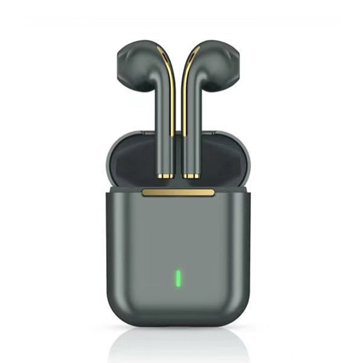 J18 Bluetooth 5.0 TWS Wireless Binaural Bluetooth Earphone with Charging Box, J18 (Green)��������...