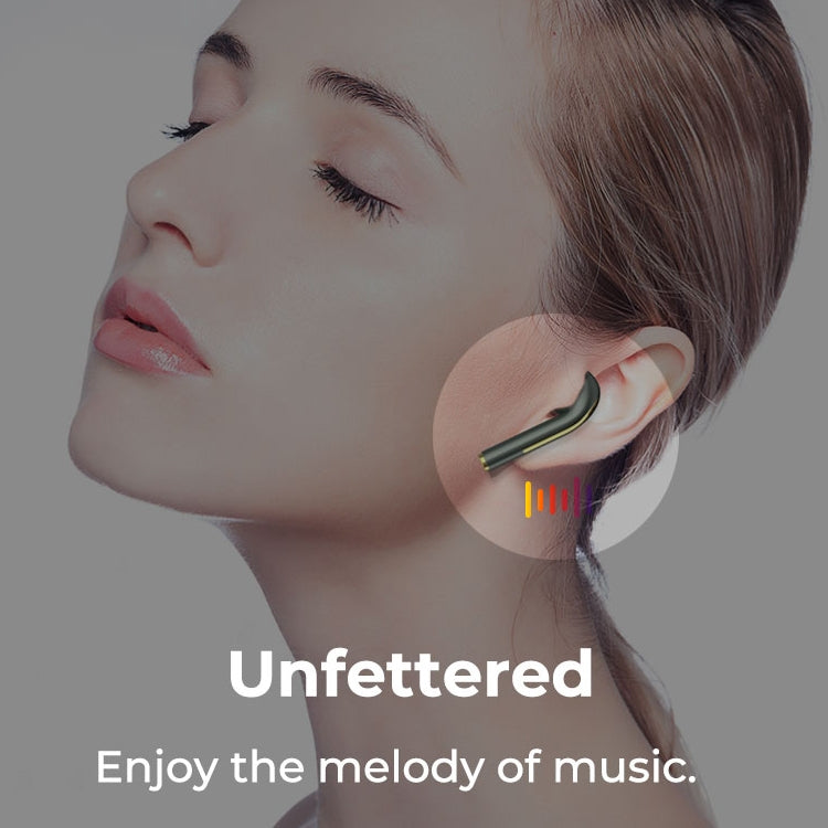 J18 Bluetooth 5.0 TWS Wireless Binaural Bluetooth Earphone with Charging Box, J18 (Green)��������...