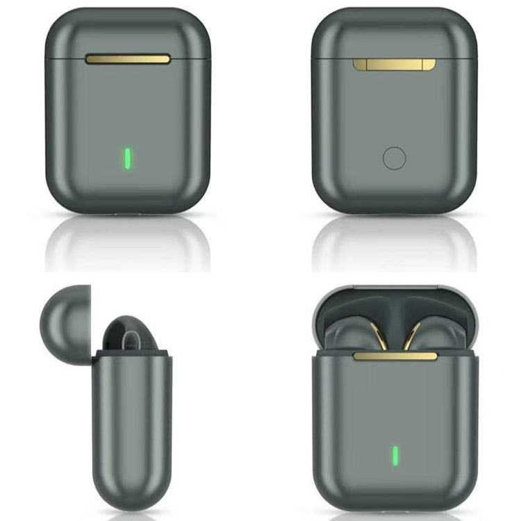 J18 Bluetooth 5.0 TWS Wireless Binaural Bluetooth Earphone with Charging Box, J18 (Green)��������...