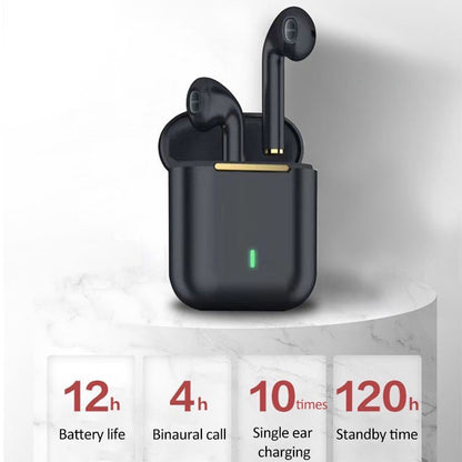 J18 Bluetooth 5.0 TWS Wireless Binaural Bluetooth Earphone with Charging Box, J18 (Green)��������...