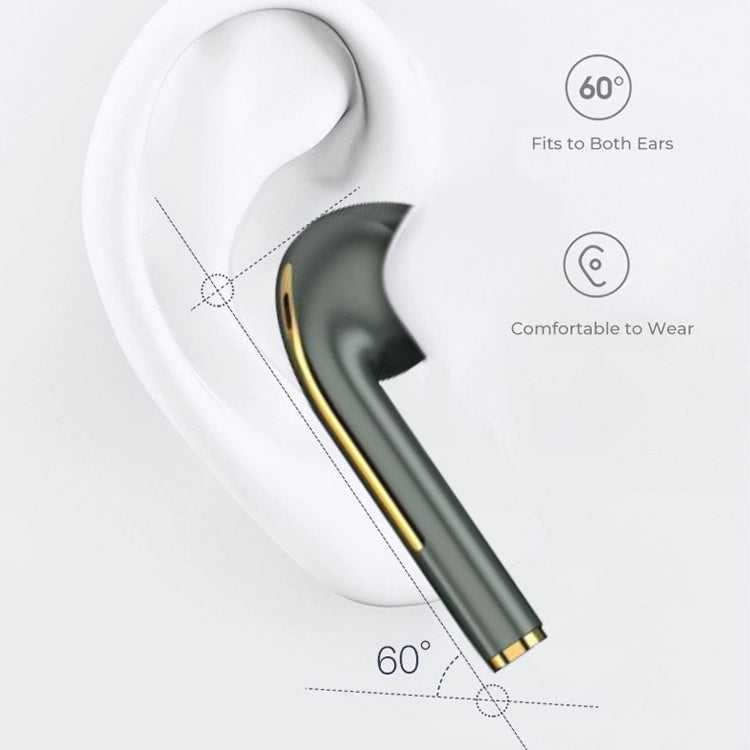 J18 Bluetooth 5.0 TWS Wireless Binaural Bluetooth Earphone with Charging Box, J18 (Green)��������...